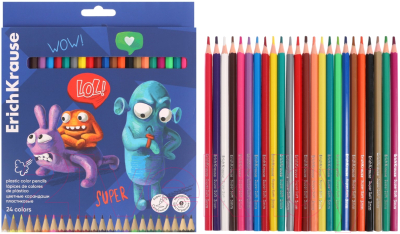 Набор цветных карандашей Erich Krause Jolly Friends / 61800
