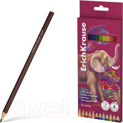 Набор цветных карандашей Erich Krause Safari / 61814