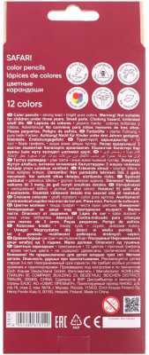 Набор цветных карандашей Erich Krause Safari / 61814
