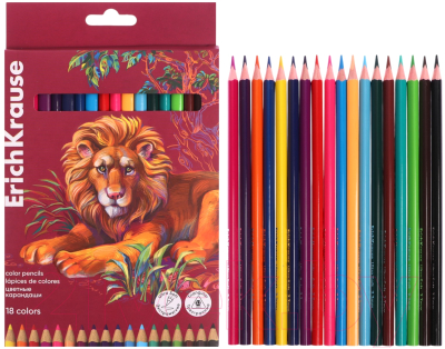 Набор цветных карандашей Erich Krause Safari / 61815