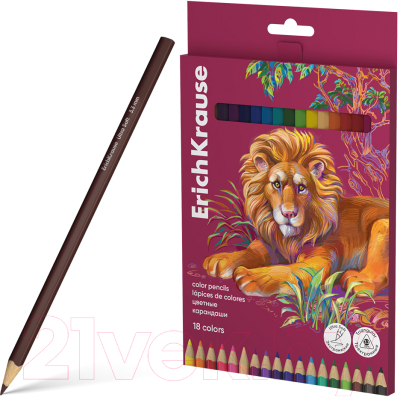 Набор цветных карандашей Erich Krause Safari / 61815