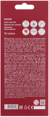 Набор цветных карандашей Erich Krause Safari / 61818