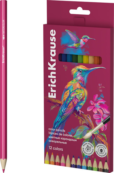 Набор акварельных карандашей Erich Krause Safari / 61817 - фото