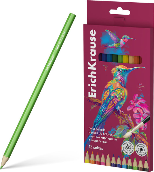 Набор акварельных карандашей Erich Krause Safari / 61817