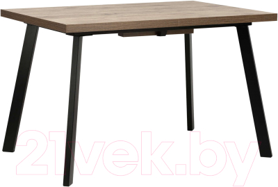 Обеденный стол Импэкс Leset Ковен 120 (черный/дуб велингтон) - фото