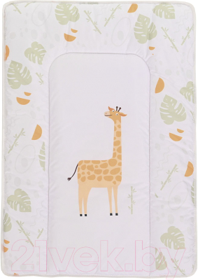 Пеленальный матрас Bambola Люкс Жираф 70x50 / 8034 - фото