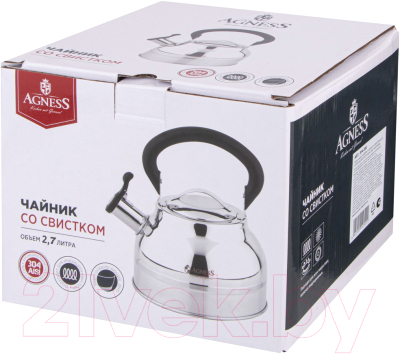 Чайник со свистком Agness 914-300