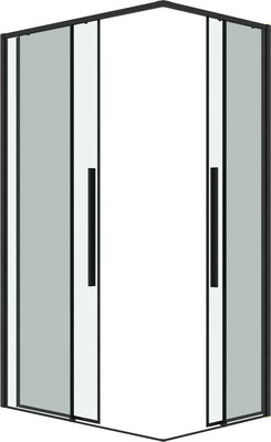 Душевой уголок Grossman Galaxy 110x100x195 / 300.K33.01.1110.42.00