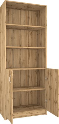 Стеллаж МДК СЛШ3 широкий с 2 дверьми и полками 780x386x2000