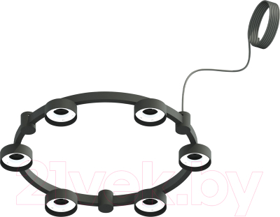 Люстра Ambrella C9232/6 SBK (черный песок) - фото