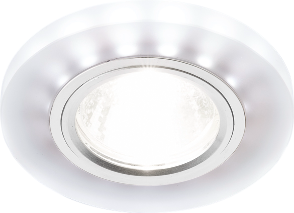 Точечный светильник Ambrella S214 WH/CH/WH - фото