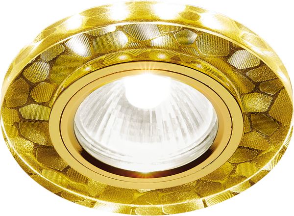 Точечный светильник Ambrella S222 WH/G/WA - фото