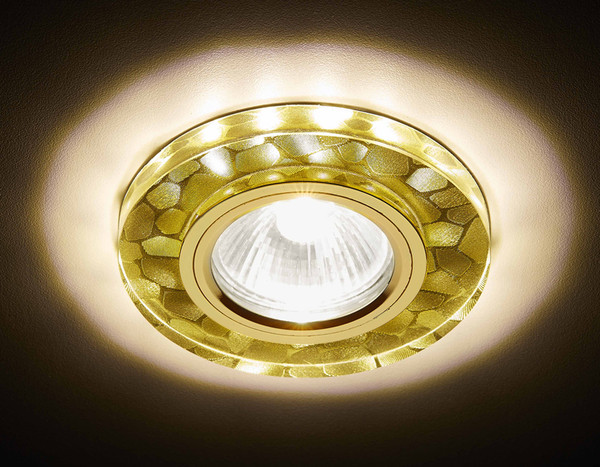 Точечный светильник Ambrella S222 WH/G/WA