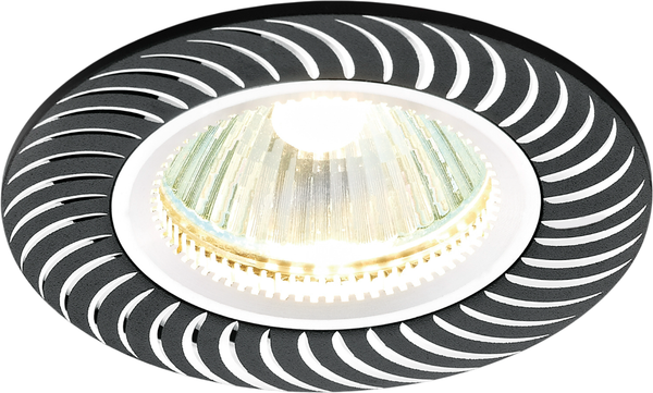 Точечный светильник Ambrella A720 BK/AL - фото