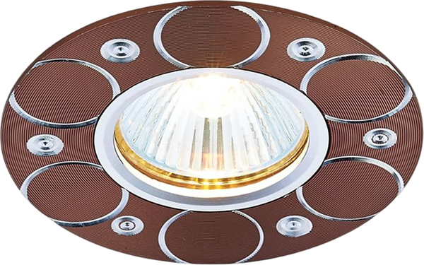 Точечный светильник Ambrella A808 AL/BR - фото