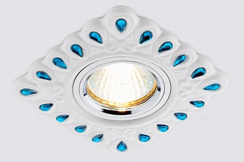 Точечный светильник Ambrella D5550 W/GR - фото