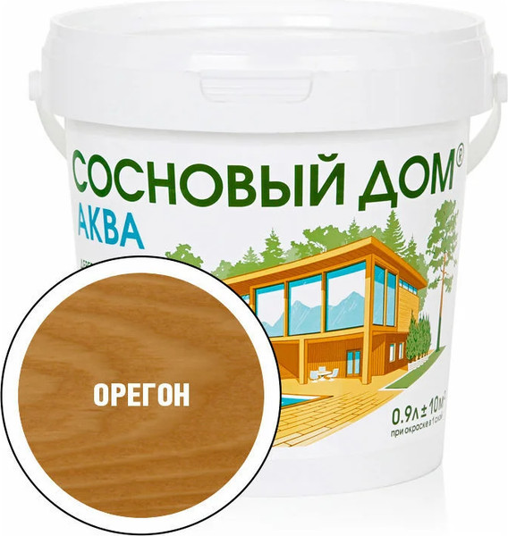 Антисептик для древесины Сосновый дом Аква - фото