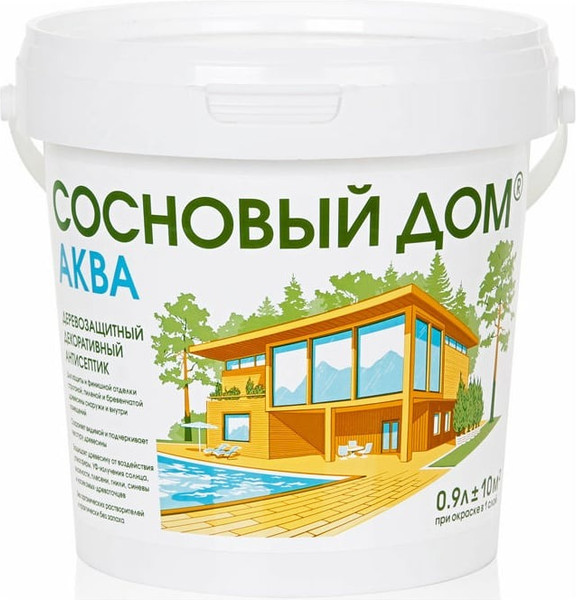Антисептик для древесины Сосновый дом Аква