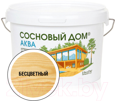 Антисептик для древесины Сосновый дом Аква