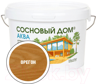 Антисептик для древесины Сосновый дом Аква