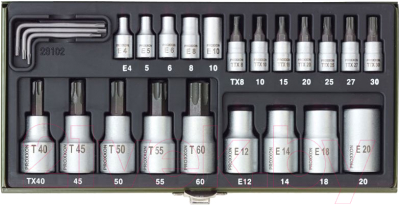 Набор головок слесарных Proxxon 23102 - фото