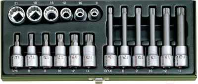 Набор головок слесарных Proxxon XZN / 23296 - фото