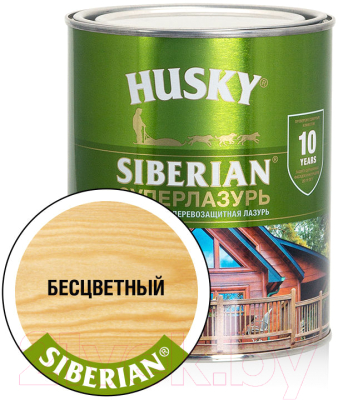 Лазурь для древесины Husky Siberian Суперлазурь