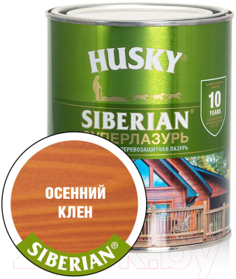 Лазурь для древесины Husky Siberian Суперлазурь