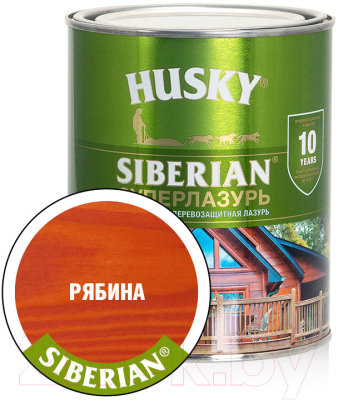 Лазурь для древесины Husky Siberian Суперлазурь