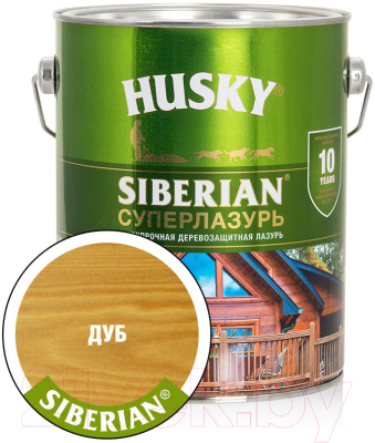 Лазурь для древесины Husky Siberian Суперлазурь