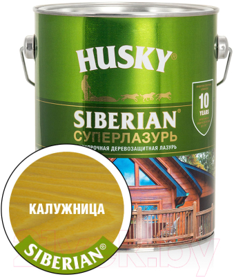 Лазурь для древесины Husky Siberian Суперлазурь