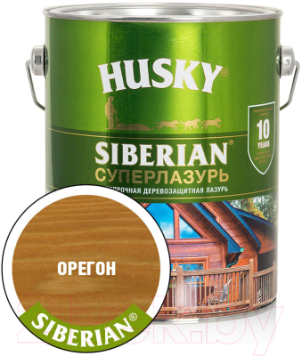 Лазурь для древесины Husky Siberian Суперлазурь