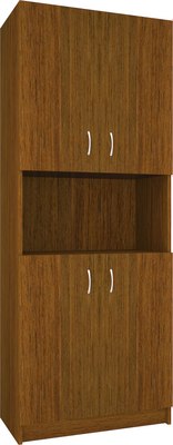 Стеллаж МДК СЛШ4 широкий с 4 дверьми и полками 780x386x2000  - фото