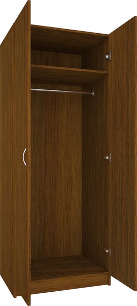 Шкаф МДК ШК1 для одежды 2-х дверный 780x596x2000