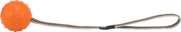Игрушка для собак Trixie Каучуковый мячик на веревке / 32820