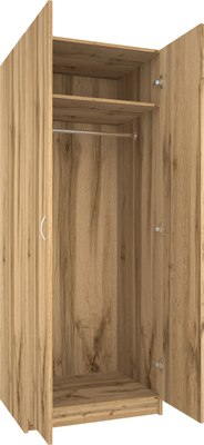 Шкаф МДК ШК1 для одежды 2-х дверный 780x596x2000