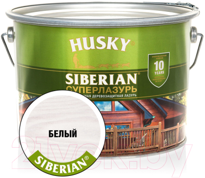 Лазурь для древесины Husky Siberian Суперлазурь