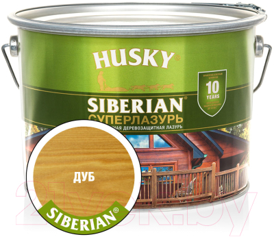 Лазурь для древесины Husky Siberian Суперлазурь