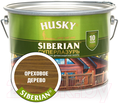 Лазурь для древесины Husky Siberian Суперлазурь