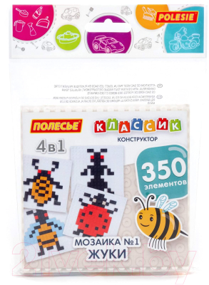 Микроконструктор Полесье Классик Жуки / 67491 - фото