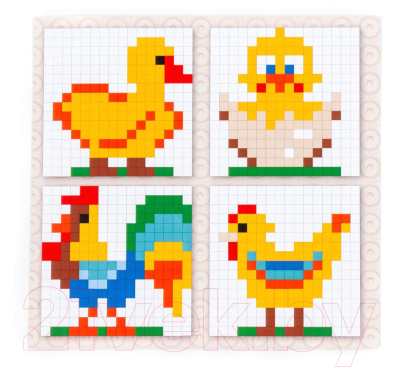 Микроконструктор Полесье Классик Домашние птицы / 73232