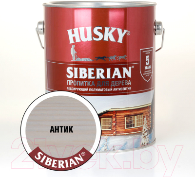 Пропитка для дерева Husky Siberian Полуматовая