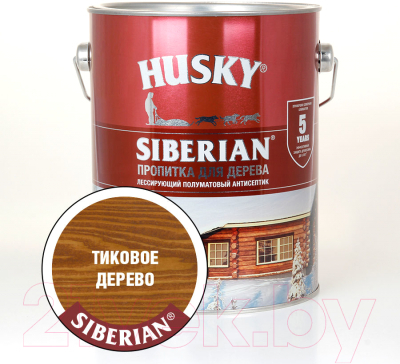 Пропитка для дерева Husky Siberian Полуматовая