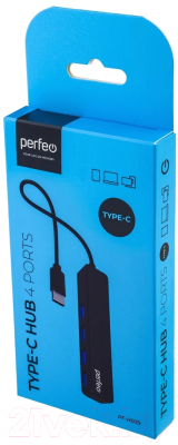 USB-хаб Perfeo 4 Port C-HUB / PF-H039