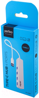 USB-хаб Perfeo 4 Port C-HUB / PF-H039