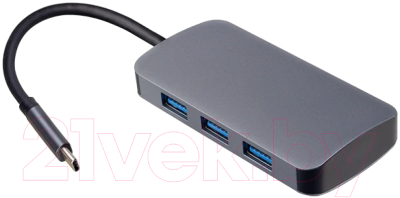USB-хаб Perfeo USB Type-C 5в1 / PF-Type-C-19 - фото