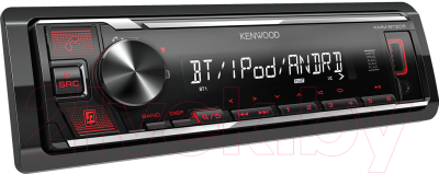 Бездисковая автомагнитола Kenwood KMM-BT205