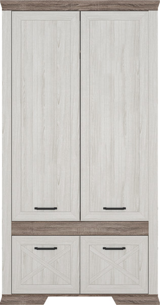 Шкаф Black Red White Marselle SZF4D - фото