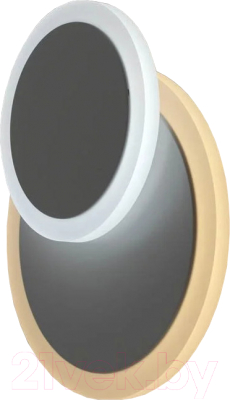 Бра Estares Geometria Round 12W 2R-185x53-WHITE/WHITE-220-IP20_2021 - фото