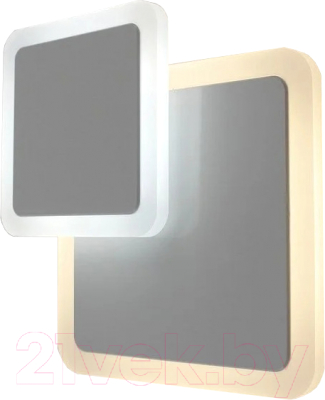 Бра Estares Geometria Square 12W 2S-184x53-WHITE/WHITE-220-IP20_2021 - фото